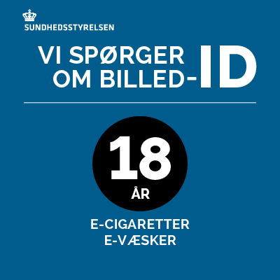Billed-ID Skilt E-cigaretter + E-væsker