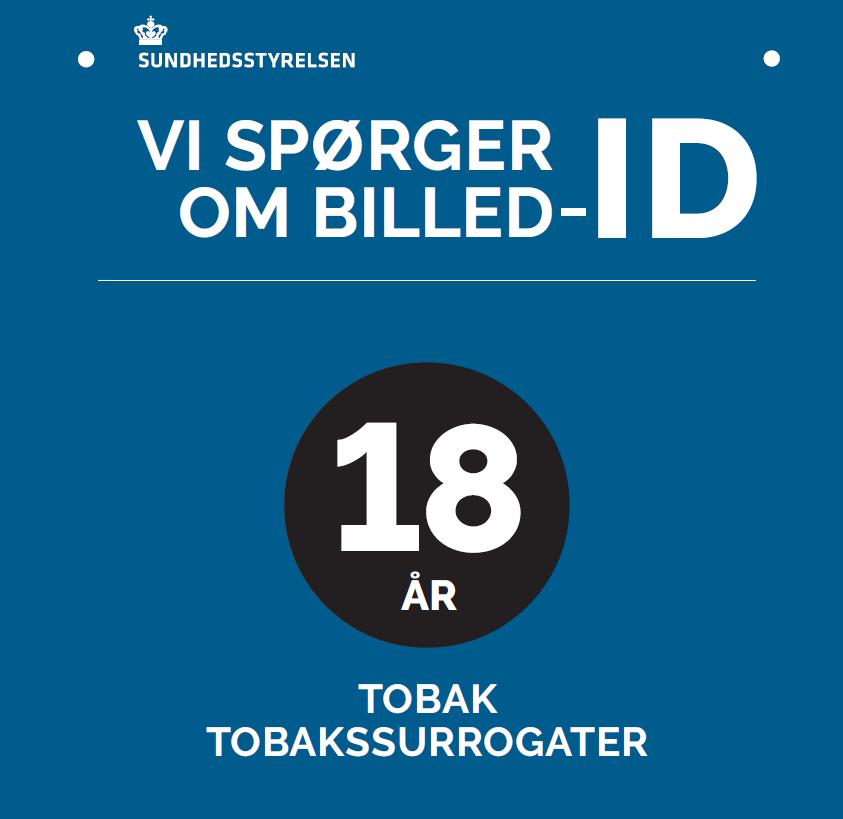 Billed-ID Skilt TOBAK TOBAKSSURROGATER
