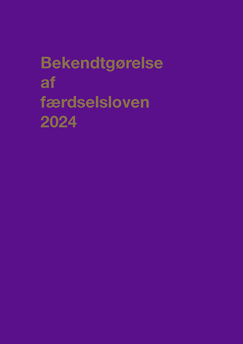 Forhåndsvisning af produktet Bekendtgørelse af færdselsloven 2024